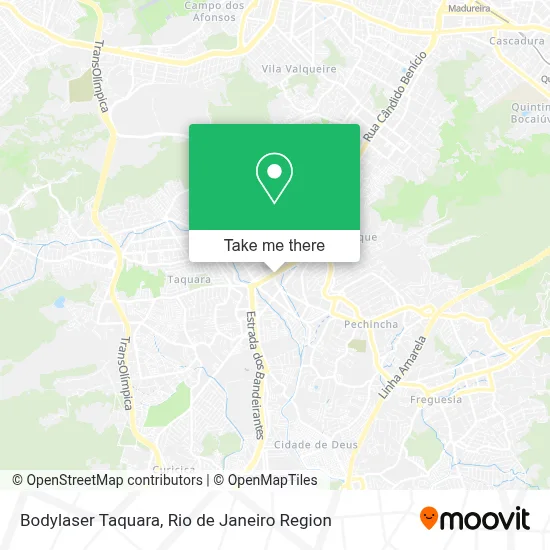 Bodylaser Taquara map