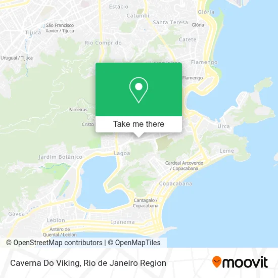 Caverna Do Viking map
