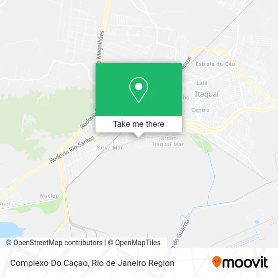 Complexo Do Caçao map