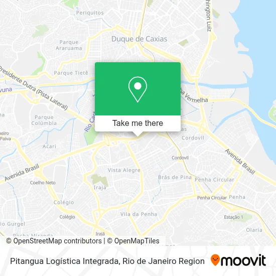 Pitangua Logística Integrada map