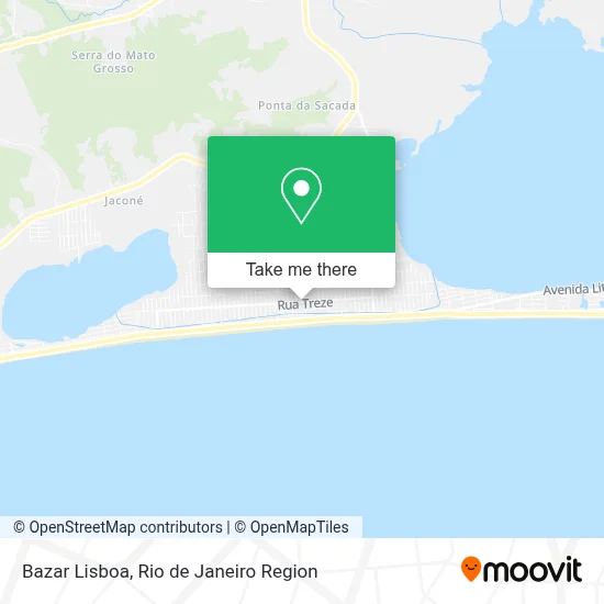 Bazar Lisboa map