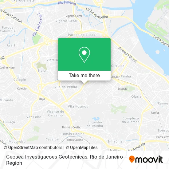 Geosea Investigacoes Geotecnicas map
