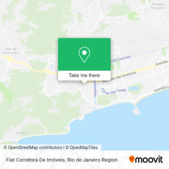 Flat Corretora De Imóveis map