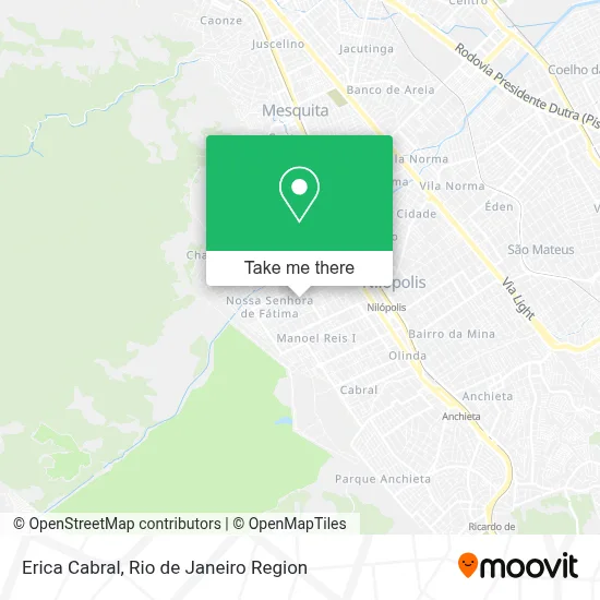 Erica Cabral map