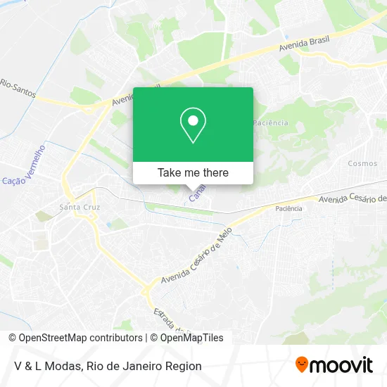 V & L Modas map