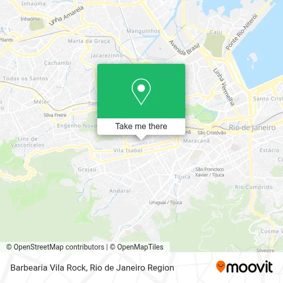 Barbearia Vila Rock map