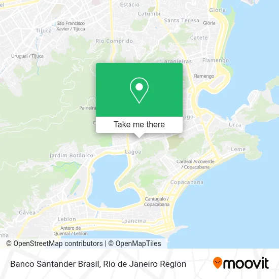 Banco Santander Brasil map