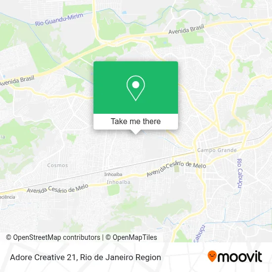 Adore Creative 21 map