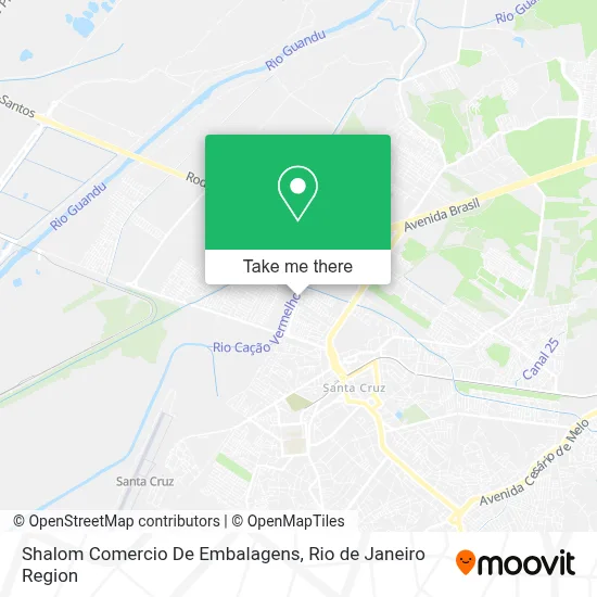 Shalom Comercio De Embalagens map