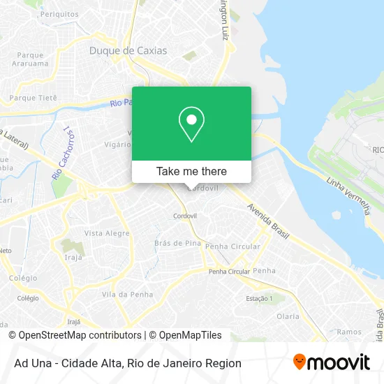Ad Una - Cidade Alta map