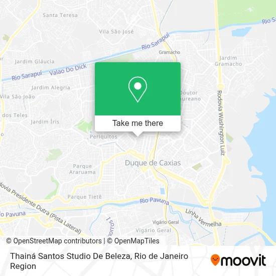 Thainá Santos Studio De Beleza map