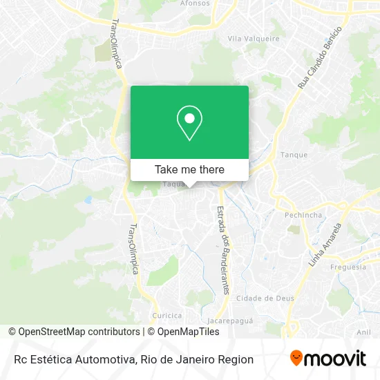 Rc Estética Automotiva map