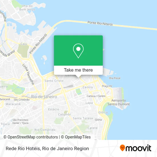 Rede Rio Hotéis map