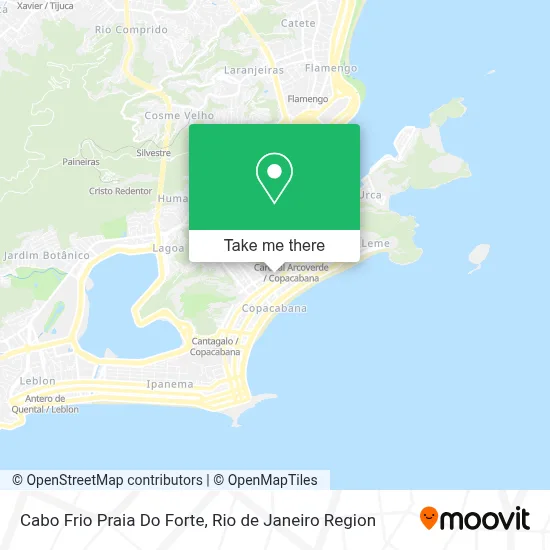 Cabo Frio Praia Do Forte map