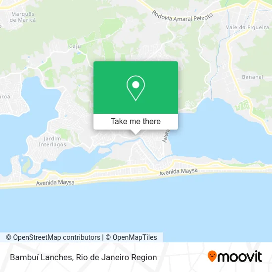Bambuí Lanches map