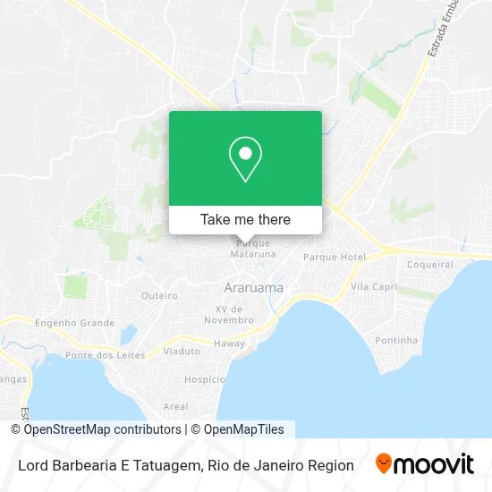 Lord Barbearia E Tatuagem map