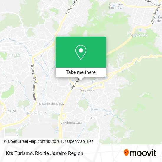 Kta Turismo map