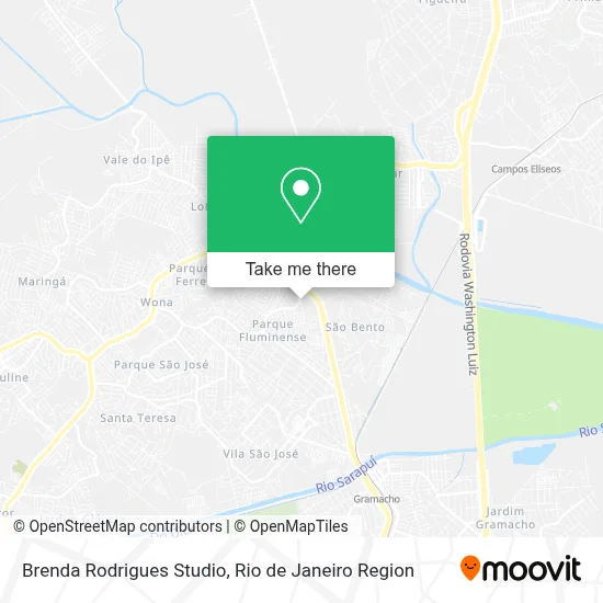 Brenda Rodrigues Studio map