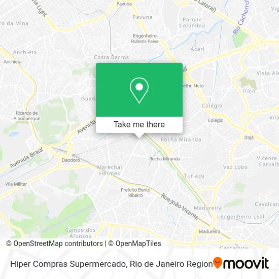 Hiper Compras Supermercado map