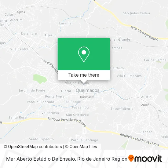Mar Aberto Estúdio De Ensaio map
