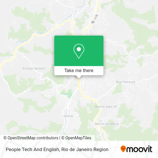 People Tech And English map