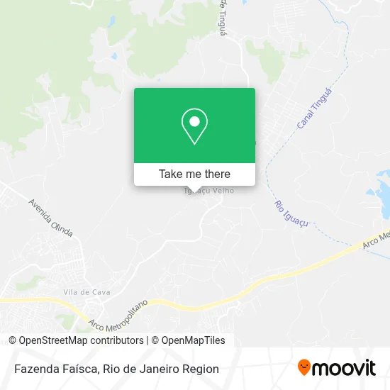 Fazenda Faísca map