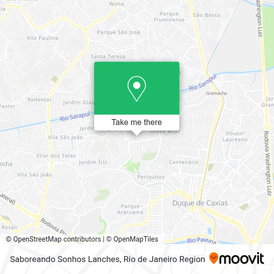 Saboreando Sonhos Lanches map