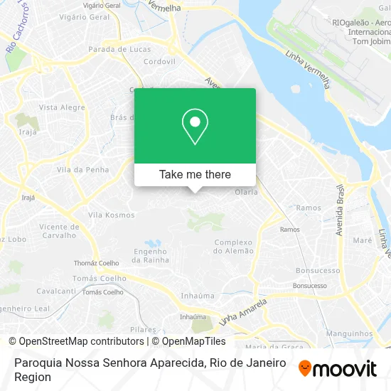 Paroquia Nossa Senhora Aparecida map