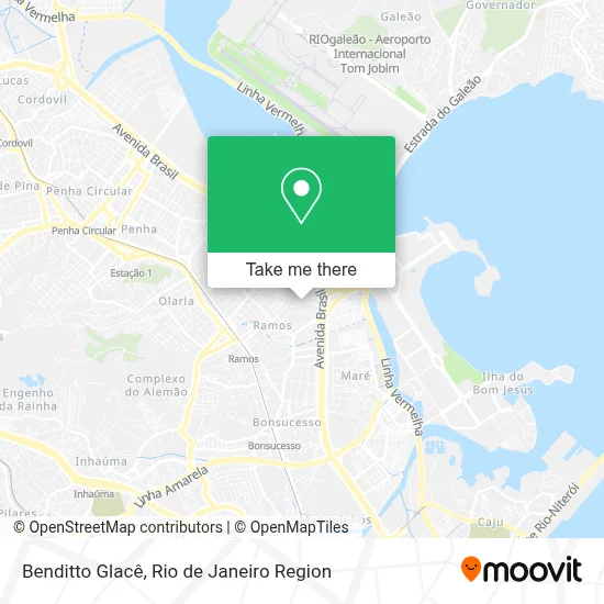 Benditto Glacê map