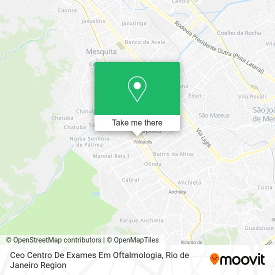 Ceo Centro De Exames Em Oftalmologia map