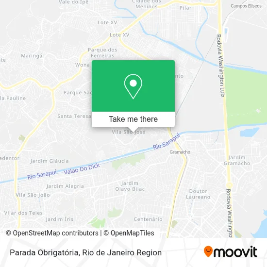 Parada Obrigatória map