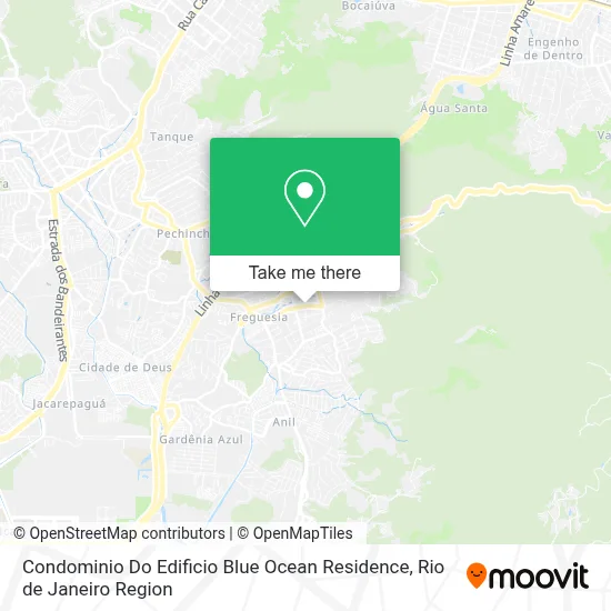 Condominio Do Edificio Blue Ocean Residence map