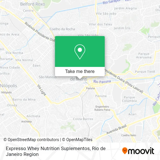 Expresso Whey Nutrition Suplementos map