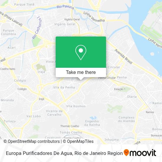 Europa Purificadores De Agua map