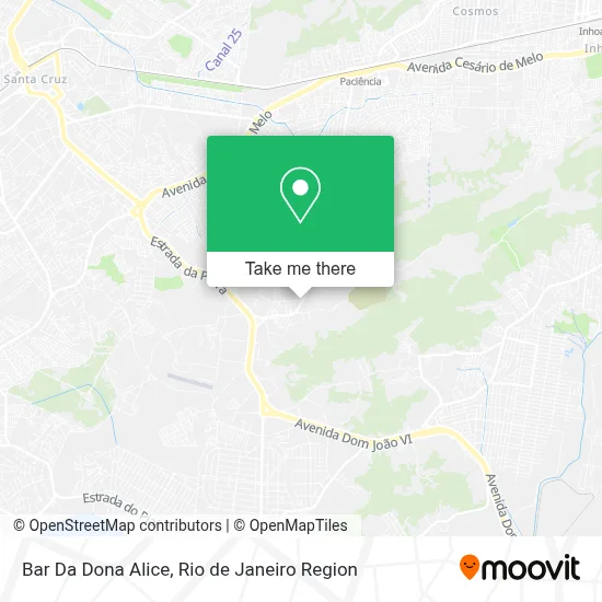 Bar Da Dona Alice map