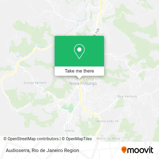 Audioserra map