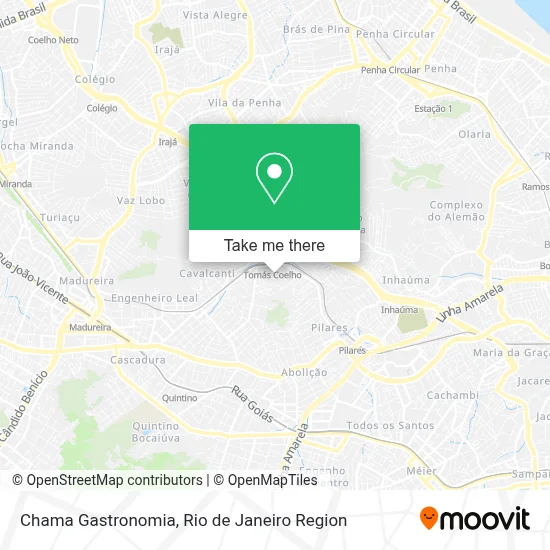 Chama Gastronomia map