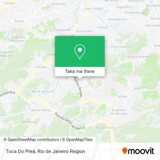Toca Do Preá map