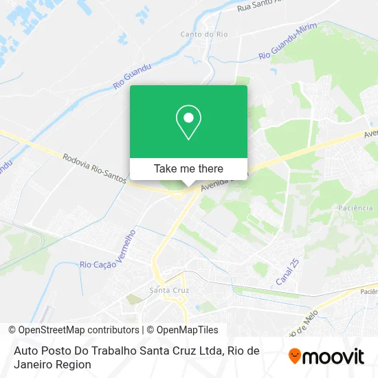 Auto Posto Do Trabalho Santa Cruz Ltda map
