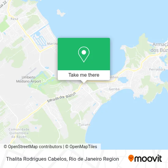 Thalita Rodrigues Cabelos map