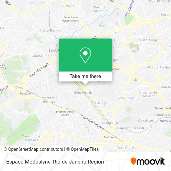 Espaço Modaslyne map