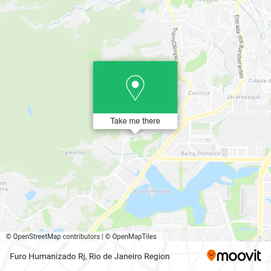Furo Humanizado Rj map