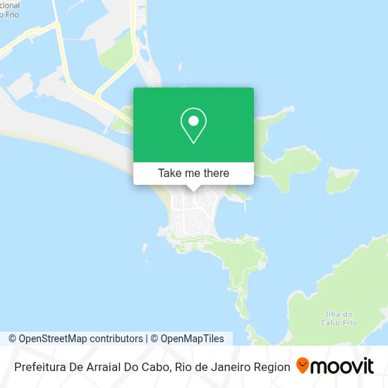 Prefeitura De Arraial Do Cabo map