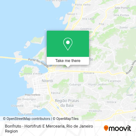 Bonfruto - Hortifruti E Mercearia map