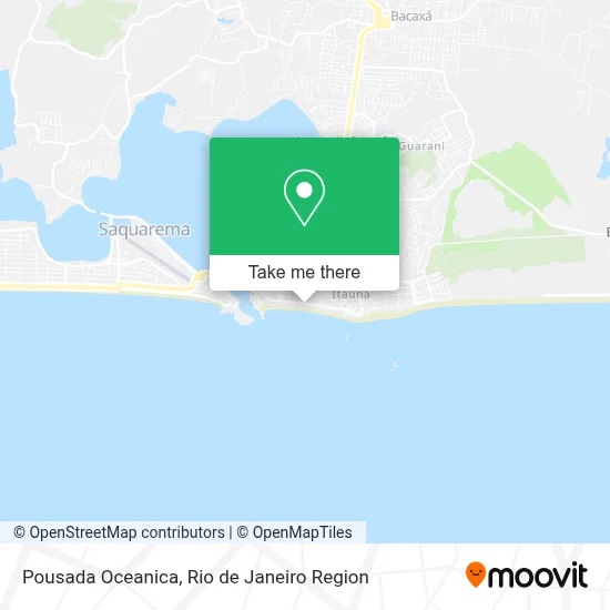 Pousada Oceanica map