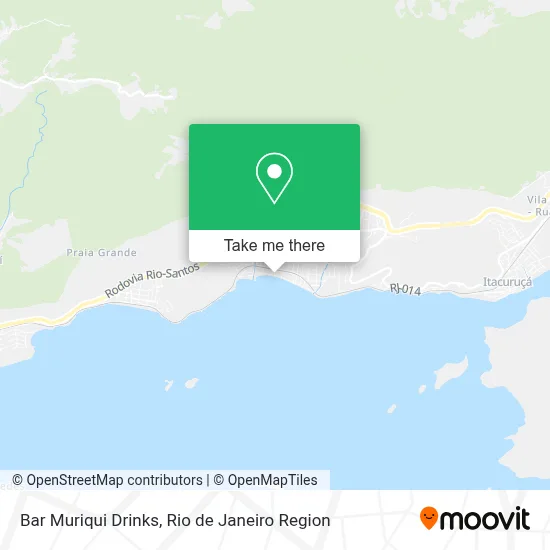 Bar Muriqui Drinks map