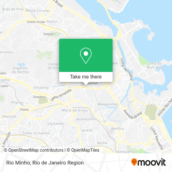 Rio Minho map