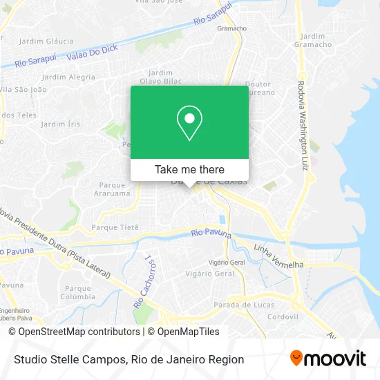 Studio Stelle Campos map