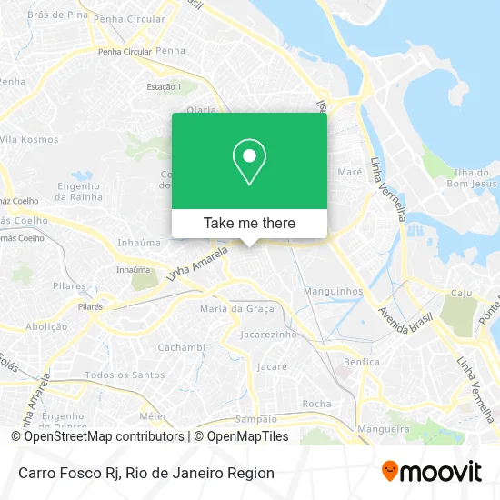Carro Fosco Rj map