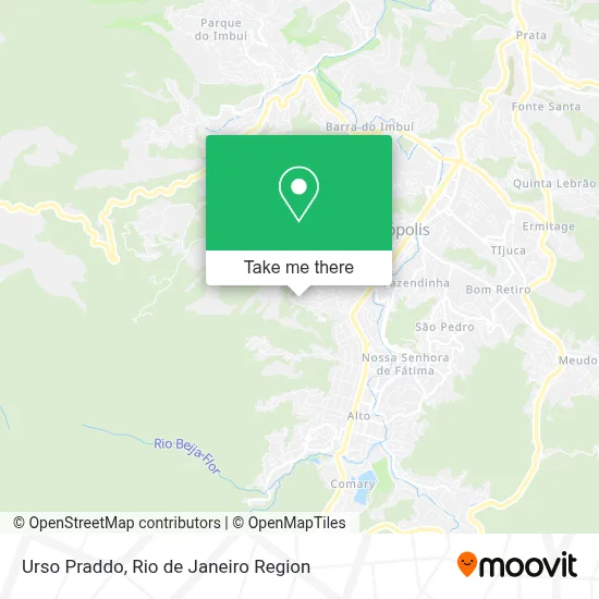 Urso Praddo map